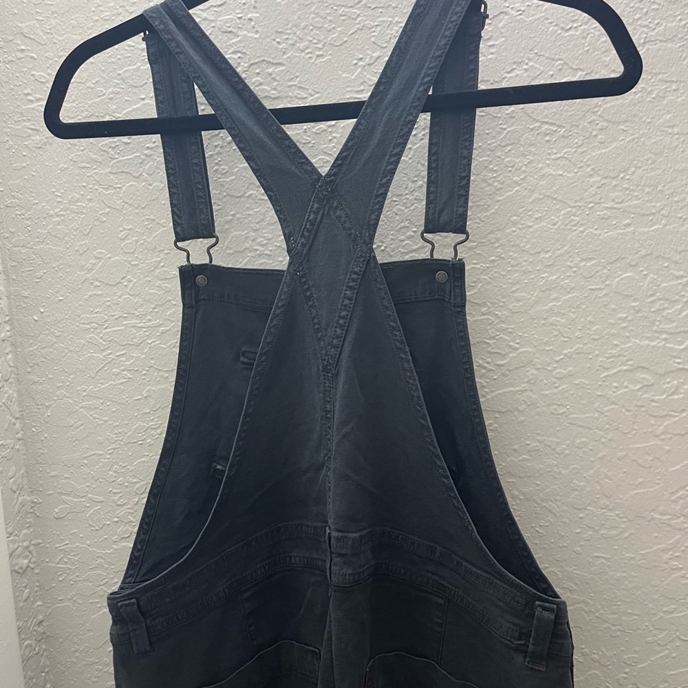 American Eagle Outfitters Black Denim Overalls - Picture 7 of 10